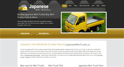 Desktop Screenshot of japaneseminitrucks.ca