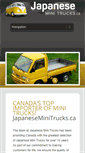 Mobile Screenshot of japaneseminitrucks.ca