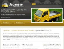 Tablet Screenshot of japaneseminitrucks.ca